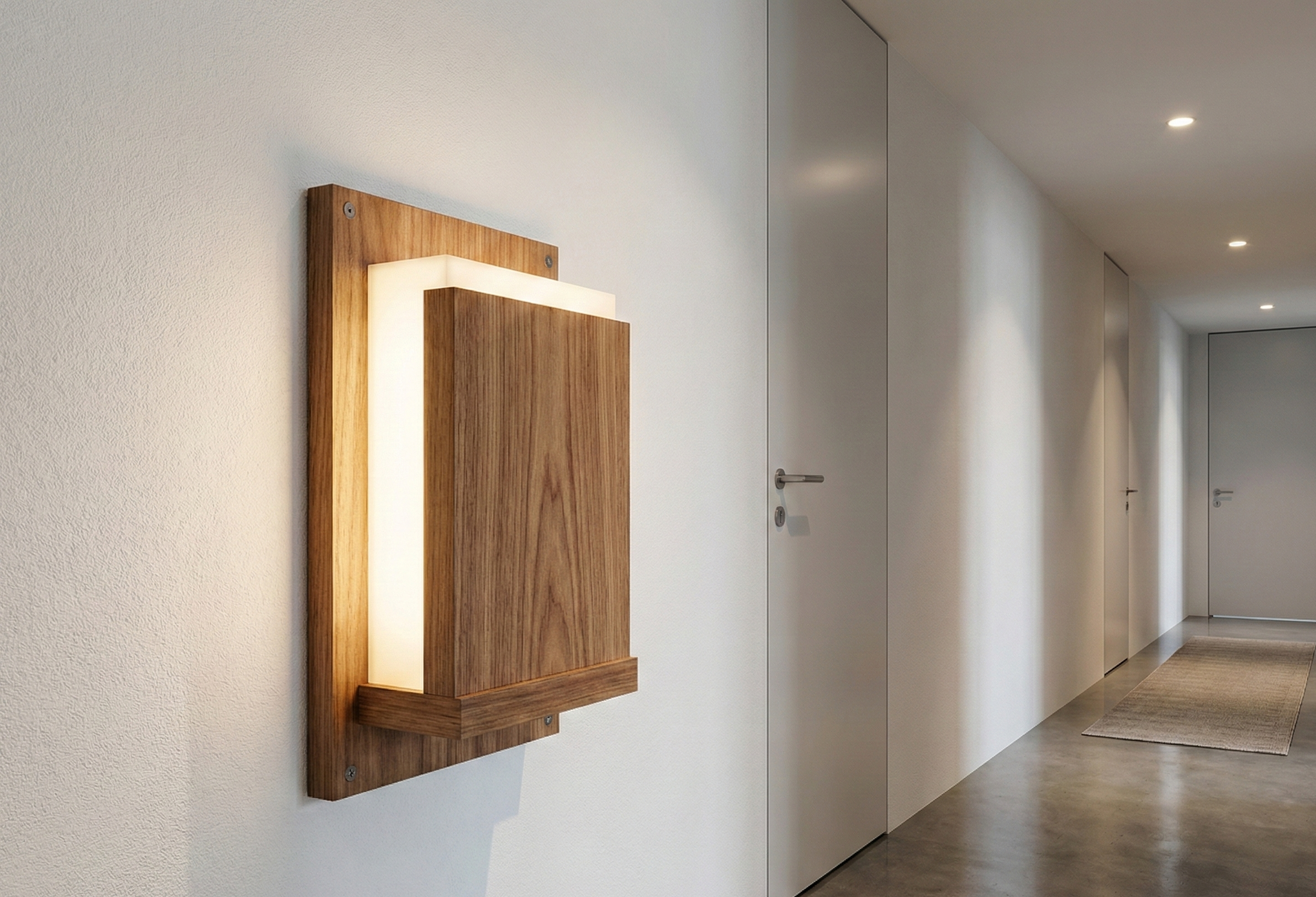 Belvivere Dadu Wandlamp - Natuurlijke Warmte in een Modern Jasje