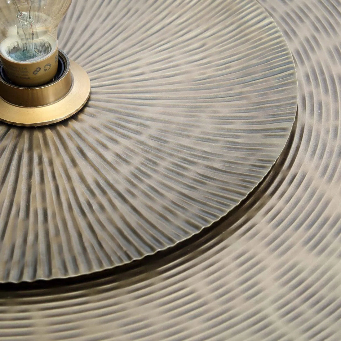 De Double Full Moon Wall Lamp - Brass - M