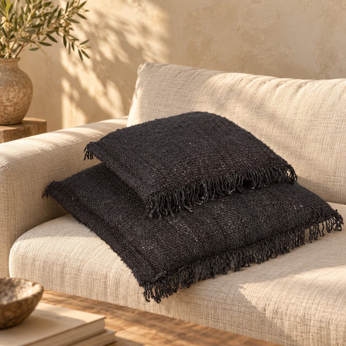 De Oh My Gee Kussenhoes - Marinezwart - 60x60