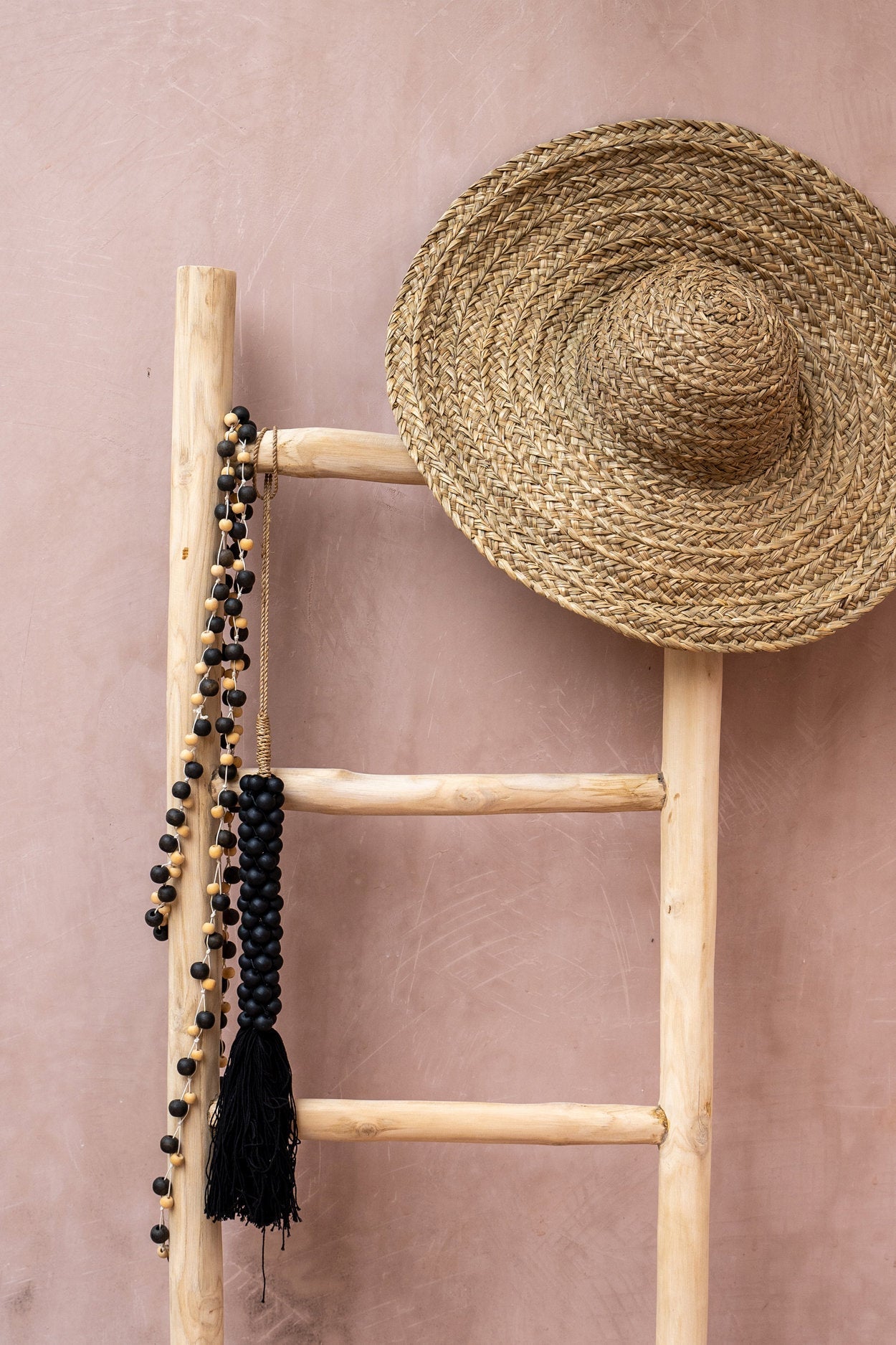 De Canggu Halsketting - Naturel Zwart