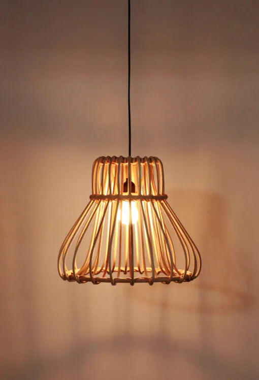 Belvivere Island Curve , mooi gebogen rotan lamp