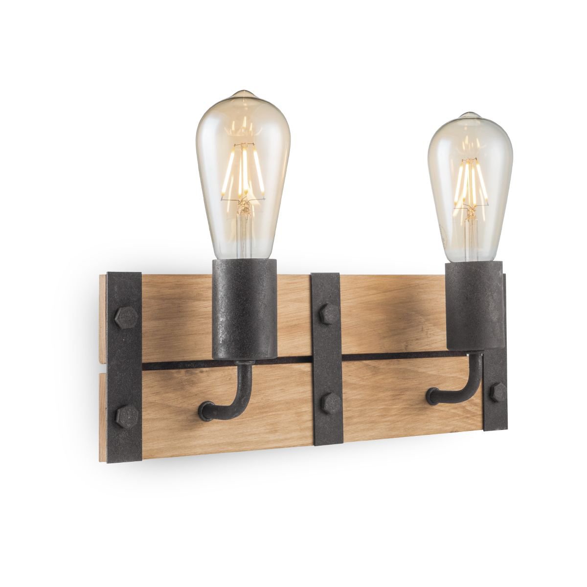 Industriële Wandlamp Denton | 35/11/13cm | Antraciet