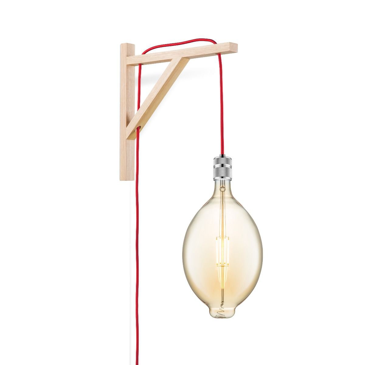 Wandhaak Angle | Houten haak voor muur hanglamp
