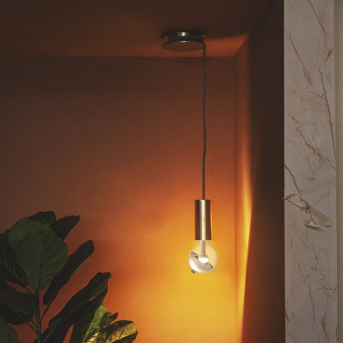 LED lamp Sphere zilver G80 E27 3W 220Lm 2700K