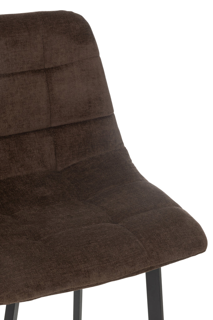 Barkruk Kent Metaal/Polyester Bruin