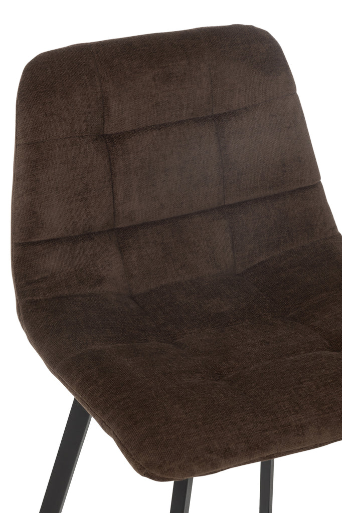 Barkruk Kent Metaal/Polyester Bruin