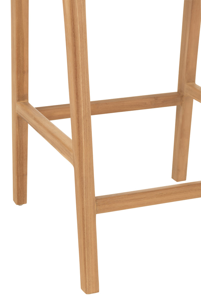 Bar stoel Mona Rattan/Teak Naturel
