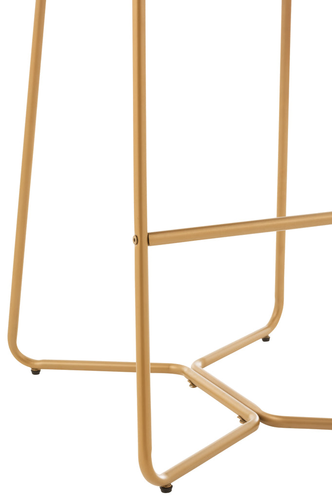 Barkruk Pierre Metaal/Textiel Donkerbruin