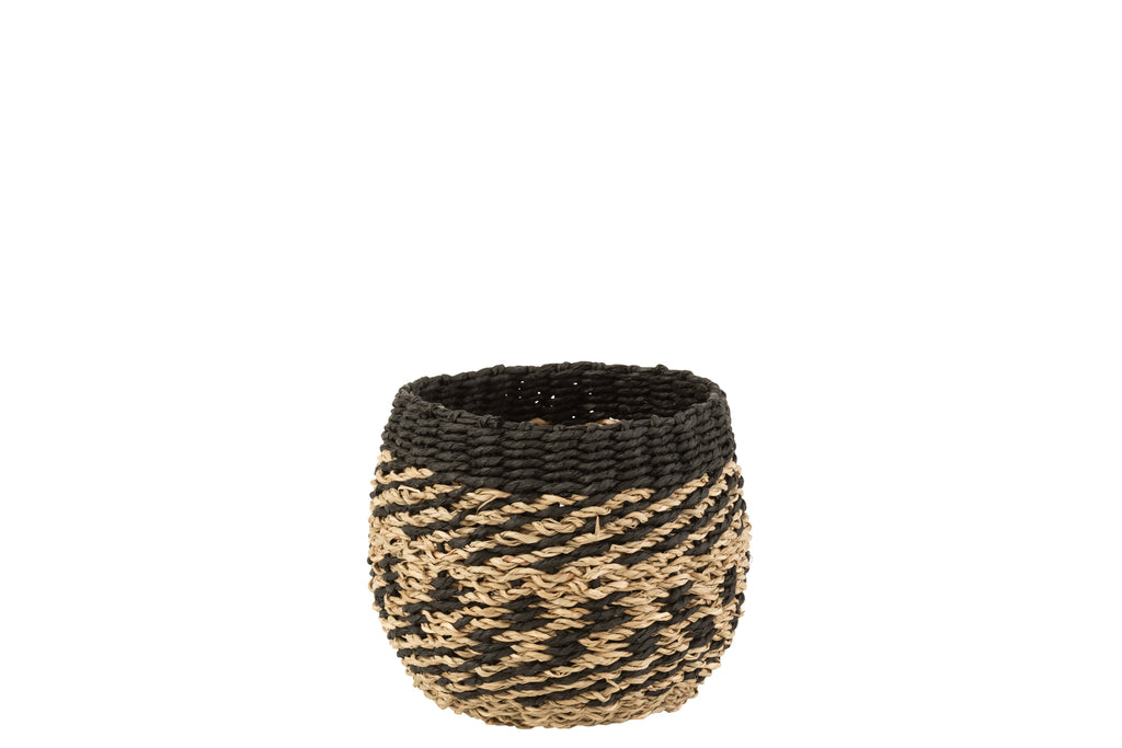 Mand Zeegras Natuur/Zwart