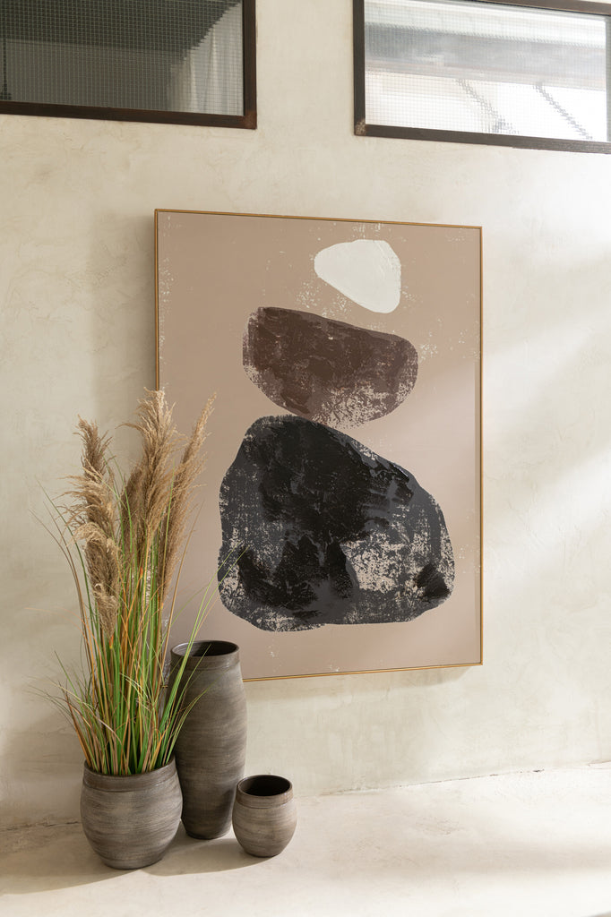 Bloempot Gio Keramiek Bruin X-Large