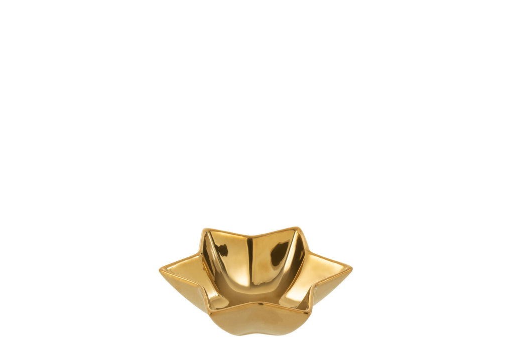 Kom naar de sterren porselein gouden kom klein
