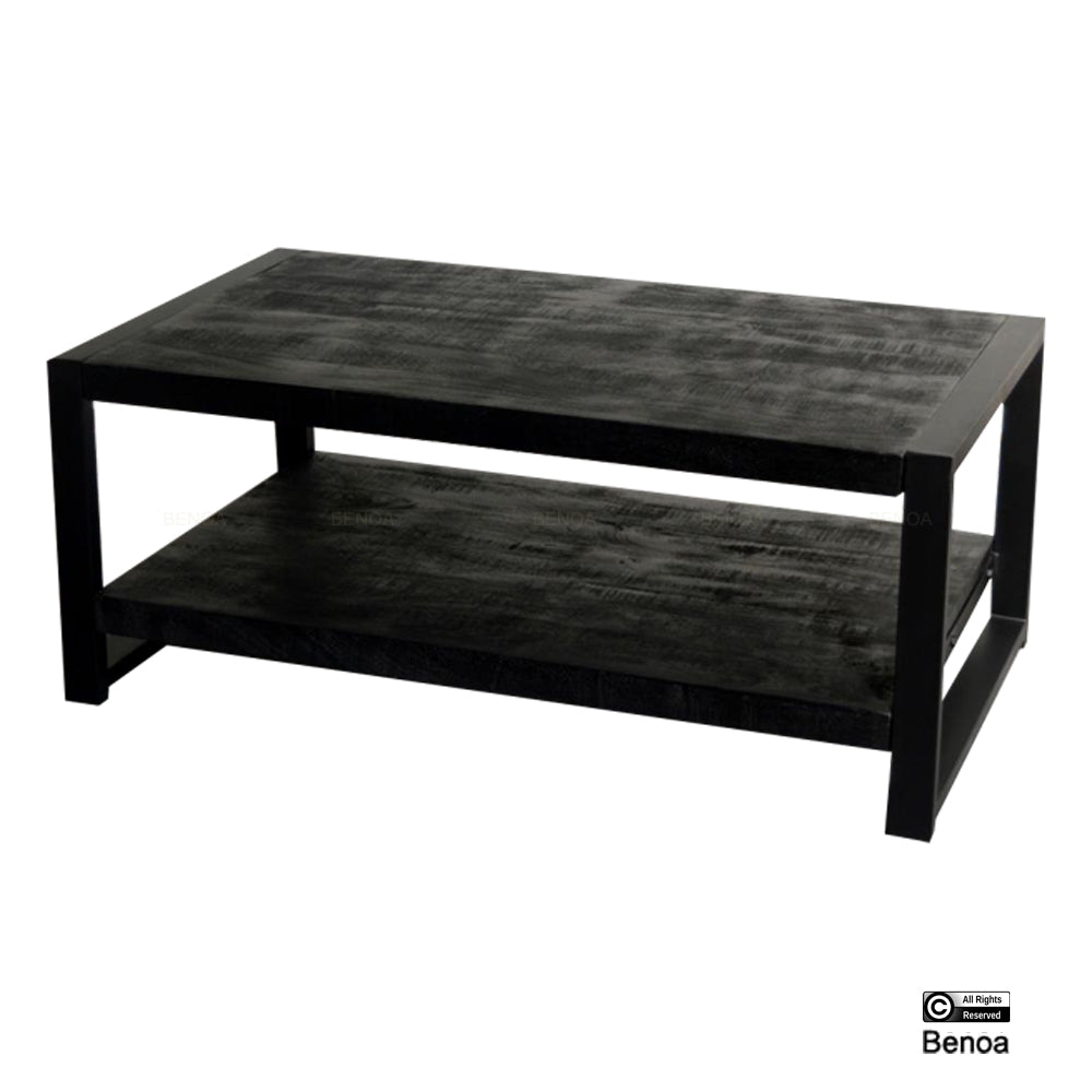 Britt Salontafel met Plank Zwart 110