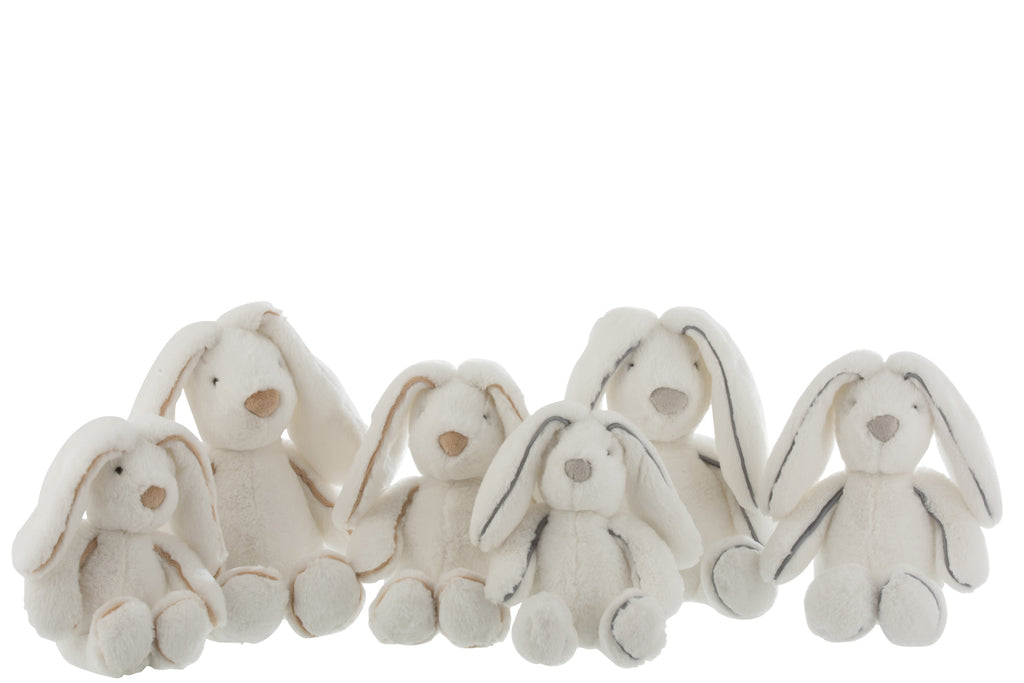 Bunny Plush White Large Assortment Of 2