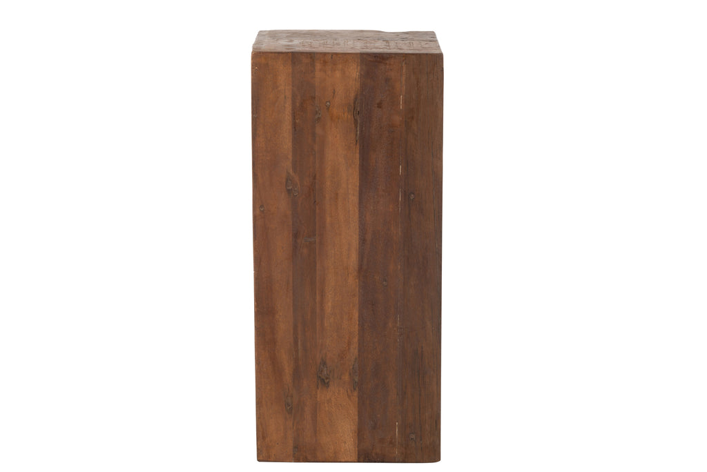 Kast 12 laden Ruw Gerecycled Hout Bruin