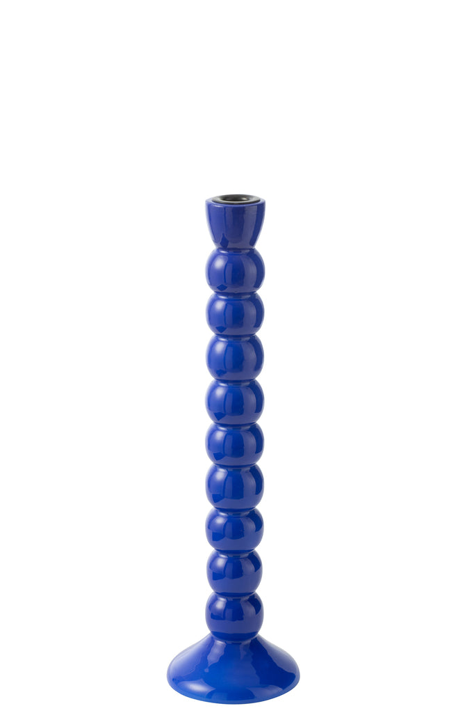 Kaarsenhouder Mangohout Blauw