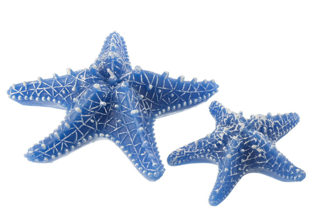 Kaars Zeester Was Blauw Groot-3Uren