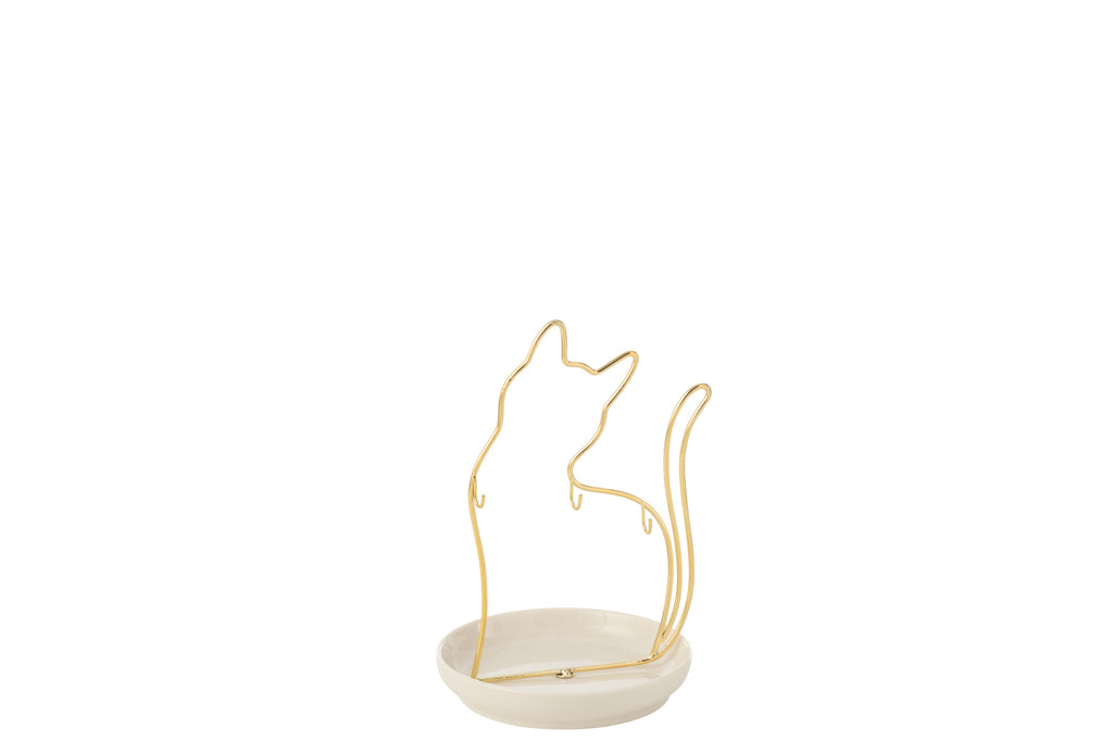 Kattenbak Porselein/Metaal Klein