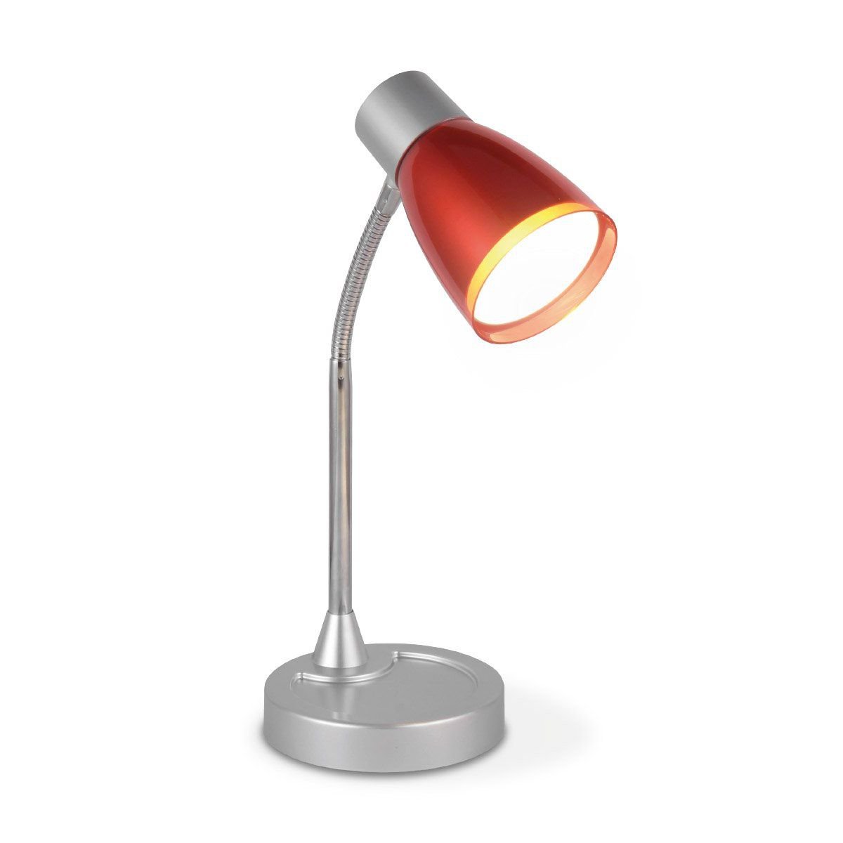 Lumy Led Bureaulamp 3W Rood - Verstelbare