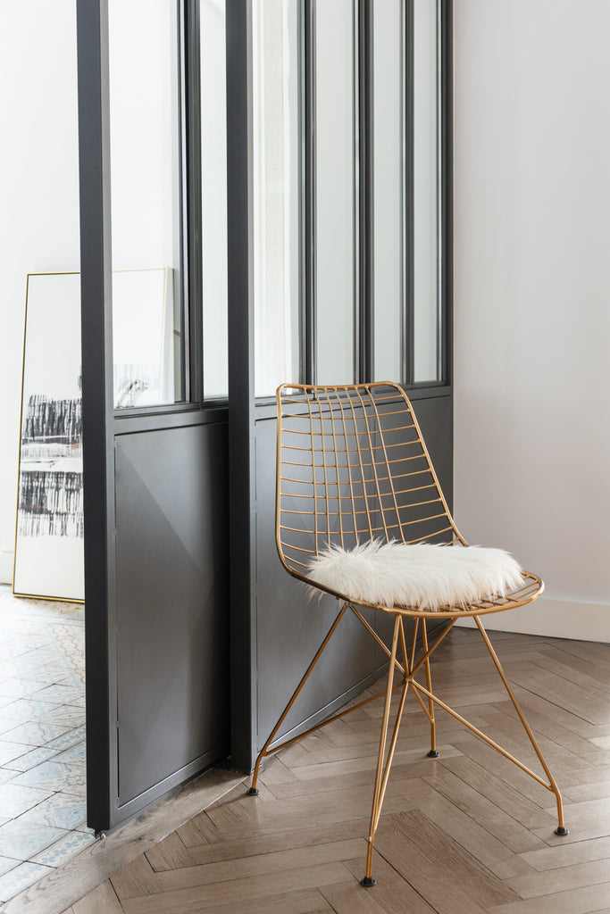 Stoel Charlotte Metaal Goud