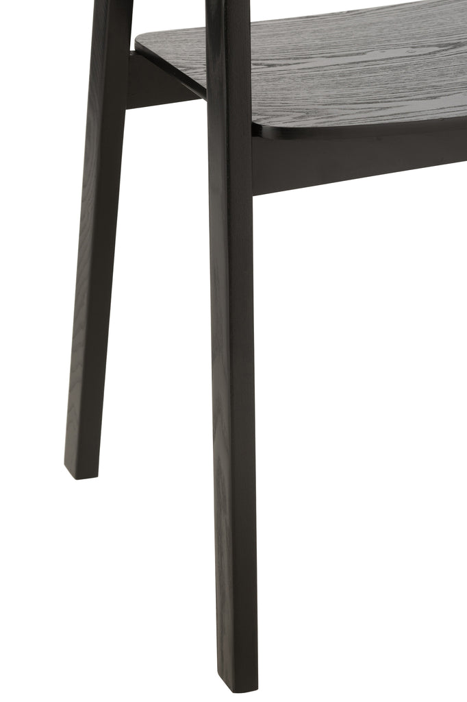 Stoel Naga Ashwood/Touw Zwart