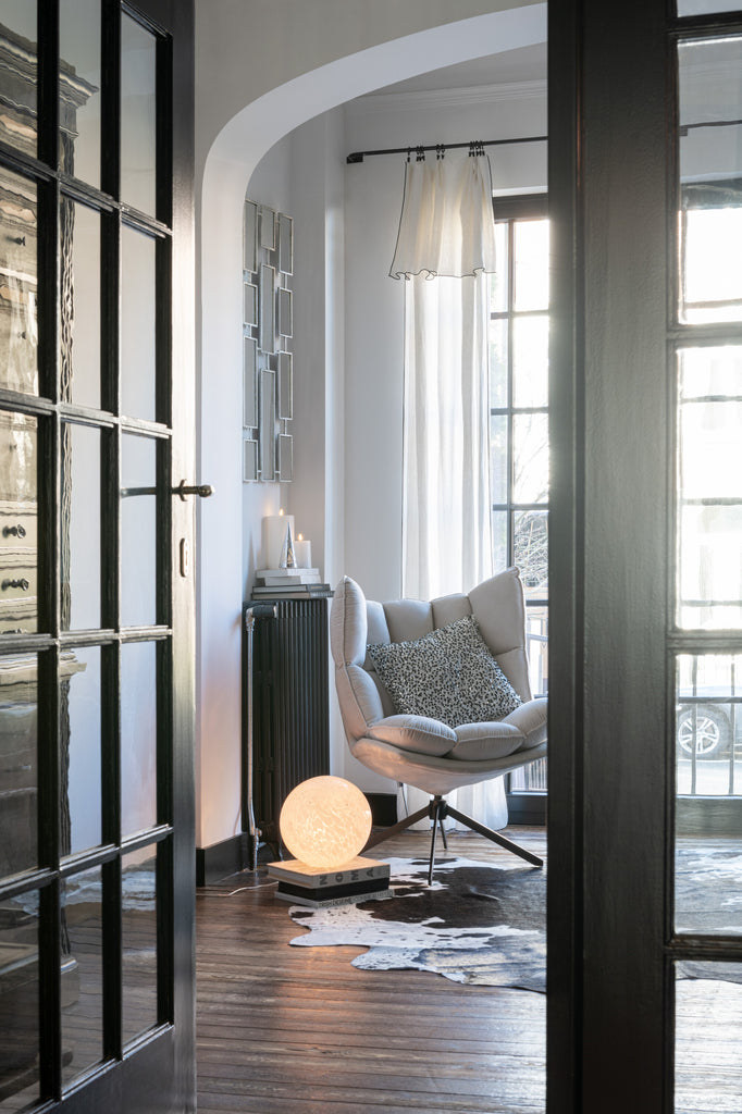 Stoel Relax Kussen Op Frame Textiel/Metaal Extra Licht Grijs