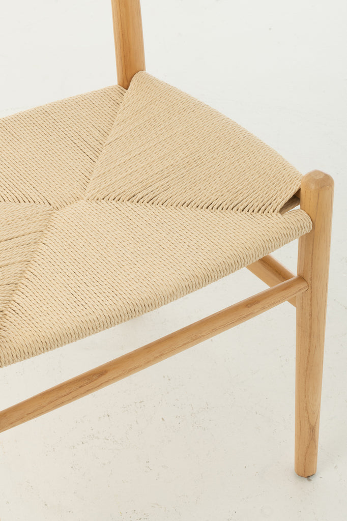 Stoel Toon Beukenhout/Touw Natuurlijk
