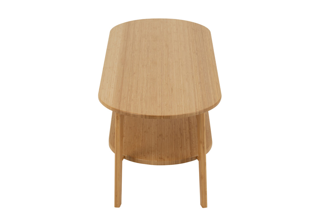 Coffee Table Square Bamboo Natural