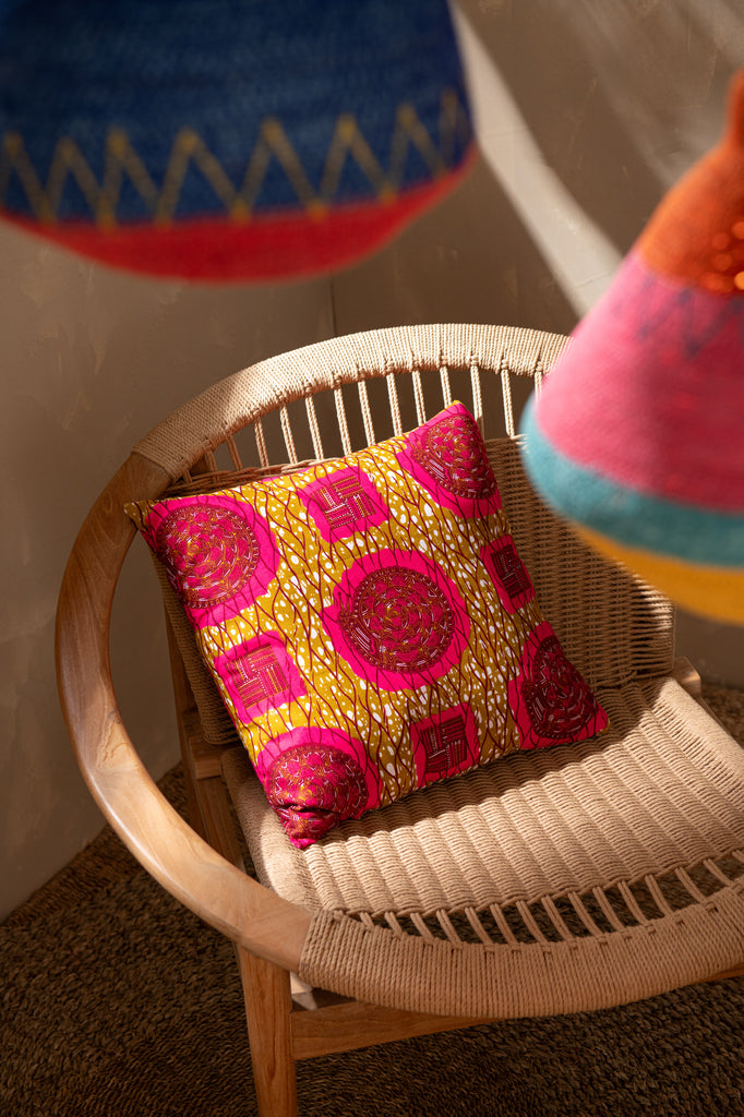 Kussen met patroon Ronde Stoffenmix Assortiment Van 2