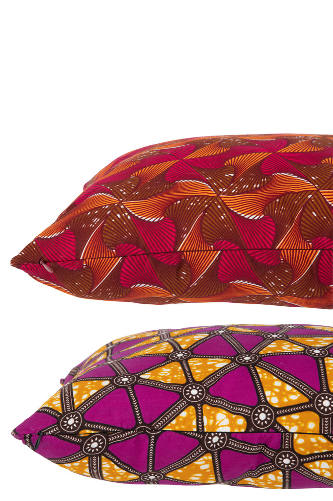 Kussen met patroon Vormen Stoffenmix Assortiment Van 2