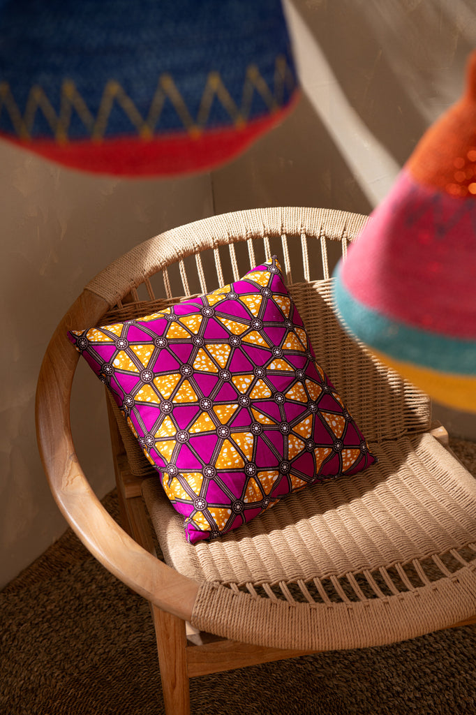 Kussen met patroon Vormen Stoffenmix Assortiment Van 2