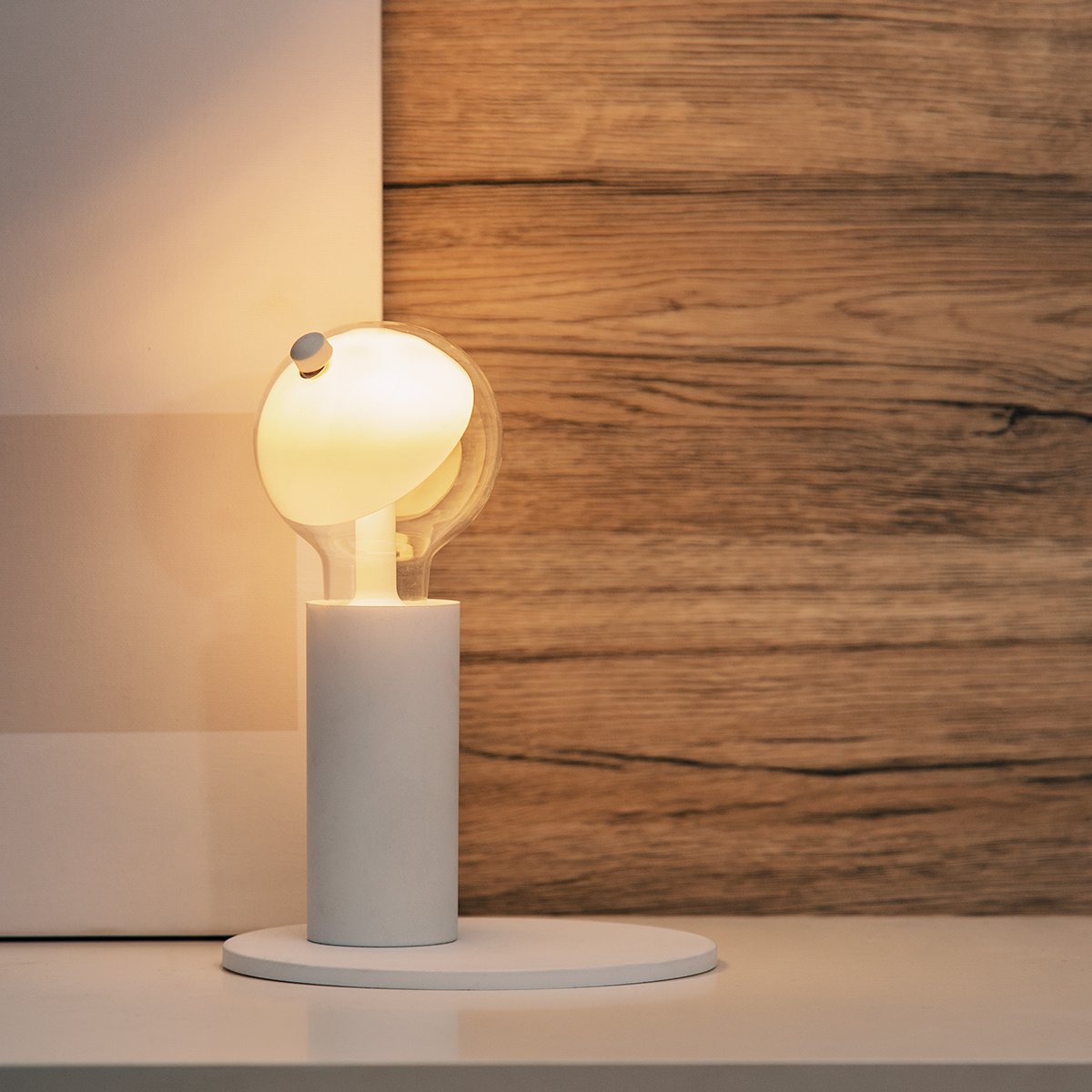 dimbare LED lamp Sphere wit G120 E27 5W 400Lm