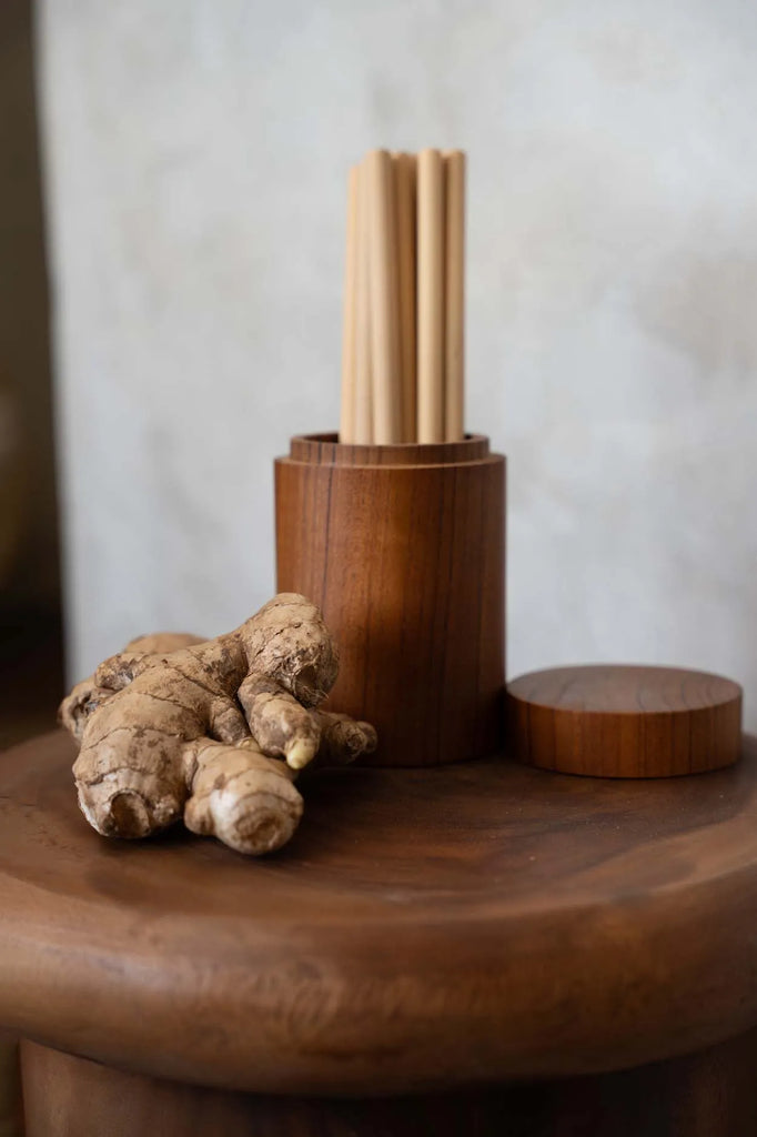 De Bamboe Rietjes - Set van 10 met reinigingsborsteltje