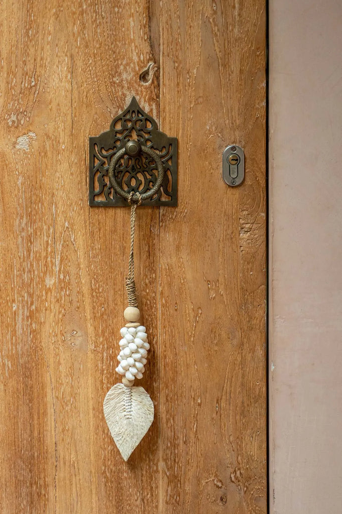 De Leaf & Shell Hangdecoratie - Wit