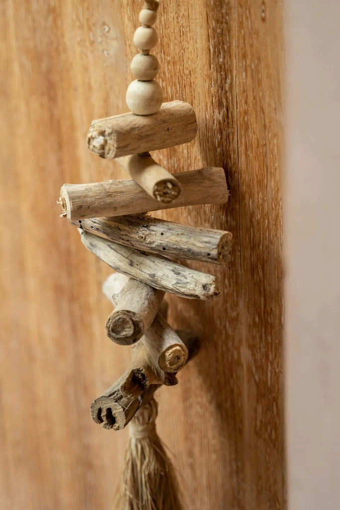 De Raffia Driftwood Hangdecoratie