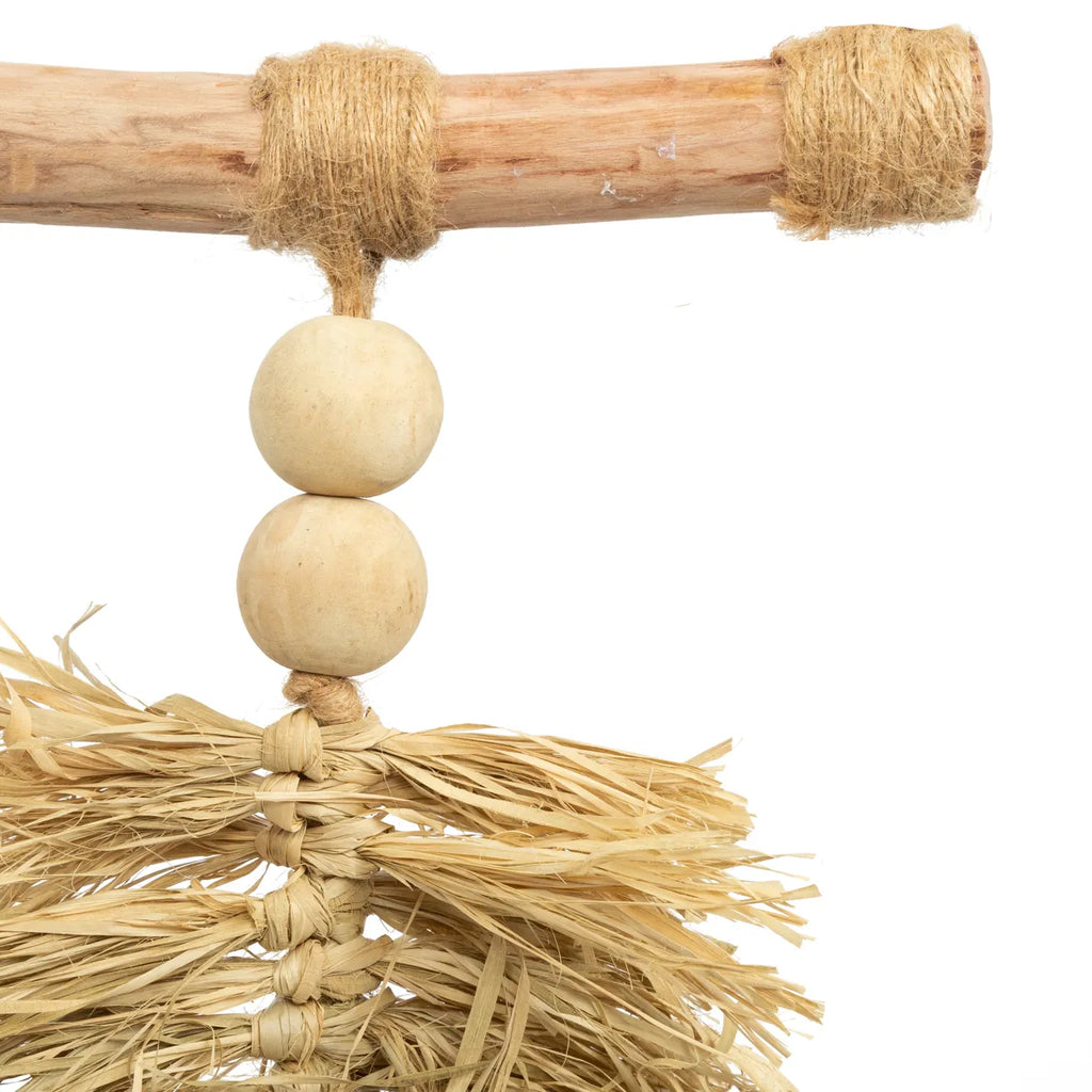 De Raffia Triangle Hangdecoratie