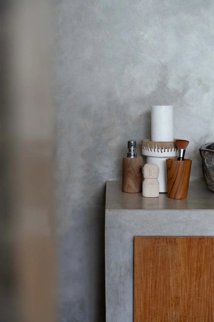 Teakwortelbeker - Hoog