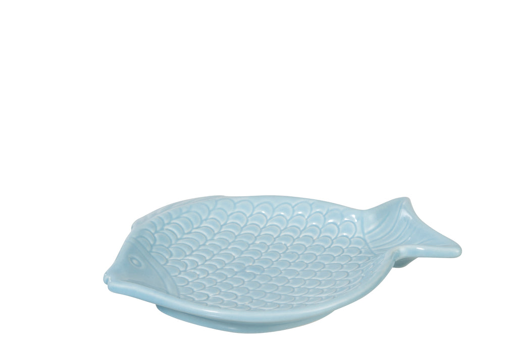 Schotel Vis Porselein Blauw