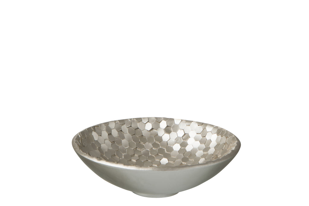 Vertaal Schotel Hexagons Poly Goud Klein.