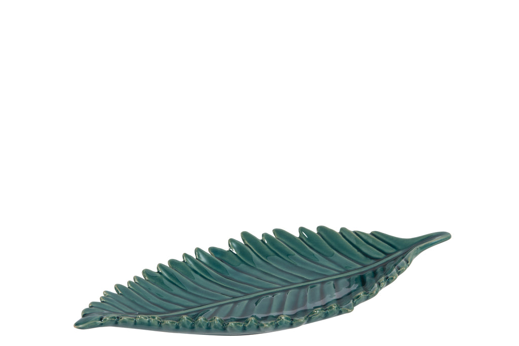 Schotel Blad Aardewerk Blauw