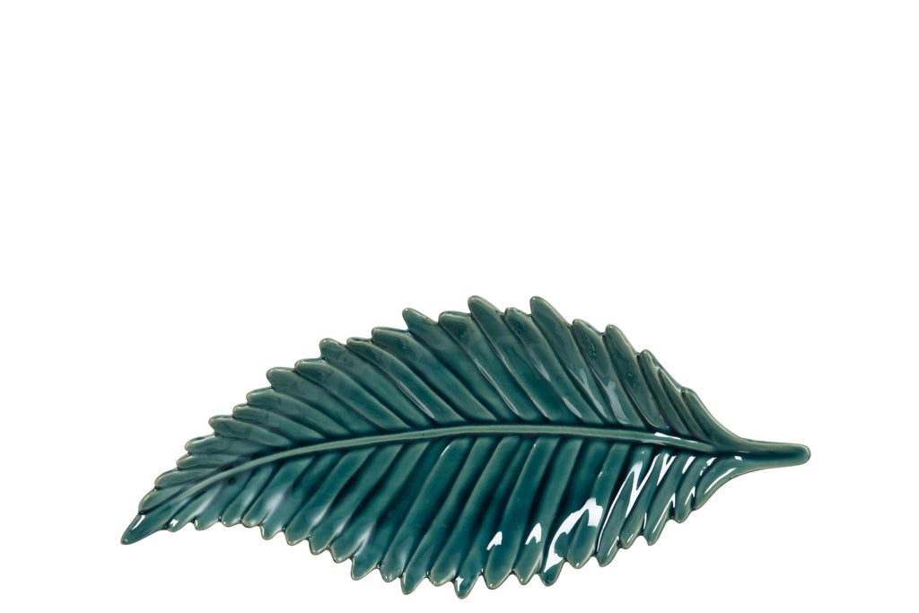 Schotel Blad Aardewerk Blauw