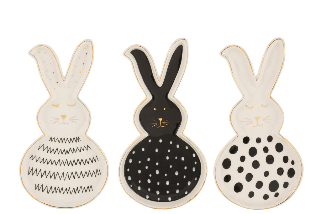 Schotel Konijn Keramiek Groot Assortiment Van 3