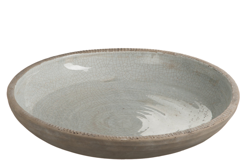 Schotel Ronde Keramische Grijs