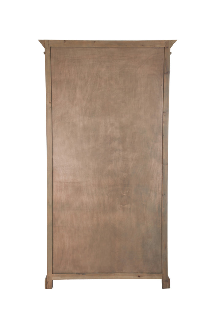 Toonkast 4 planken Hout/Metaal Natuurlijk 110X45x195cm