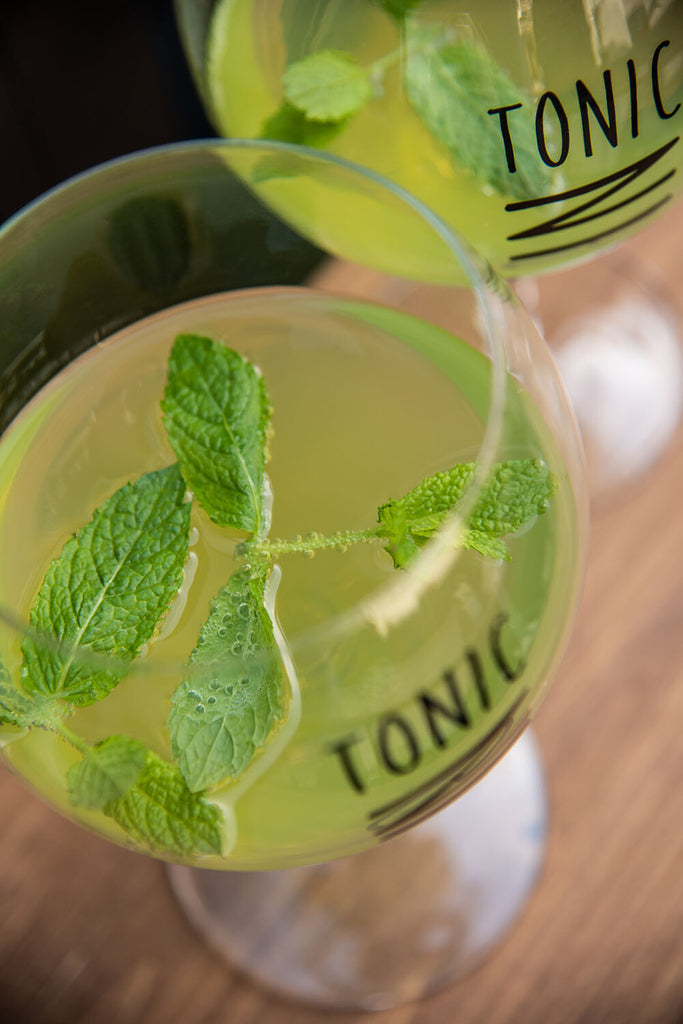 J-Line Drinkglas Gintonic Glas Transparant/Koper
