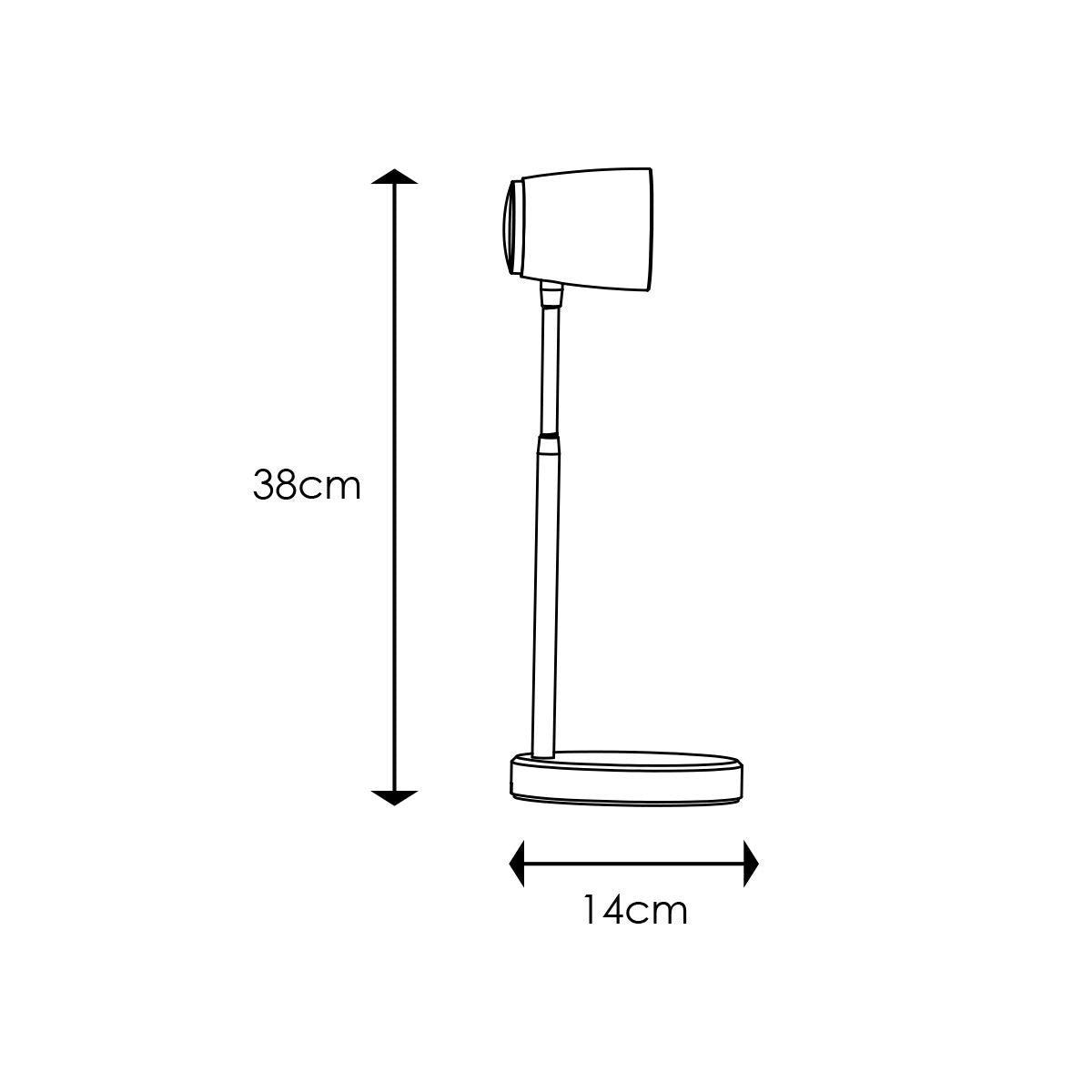 Elbo Led Bureaulamp 4W Wit - Verstelbare