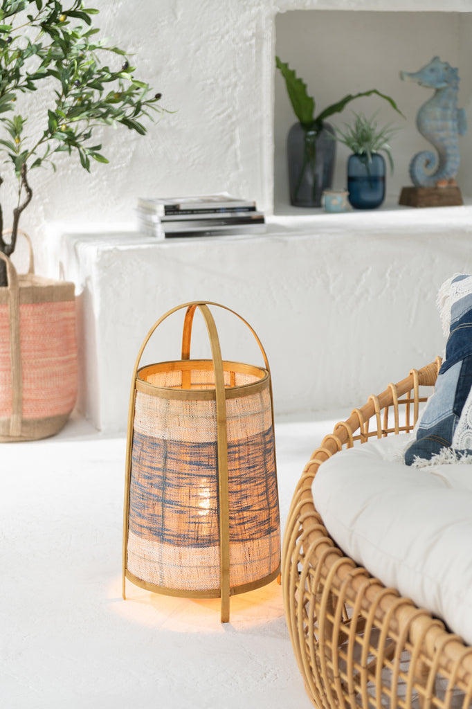 Vloerlamp Jean Bamboe Blauw