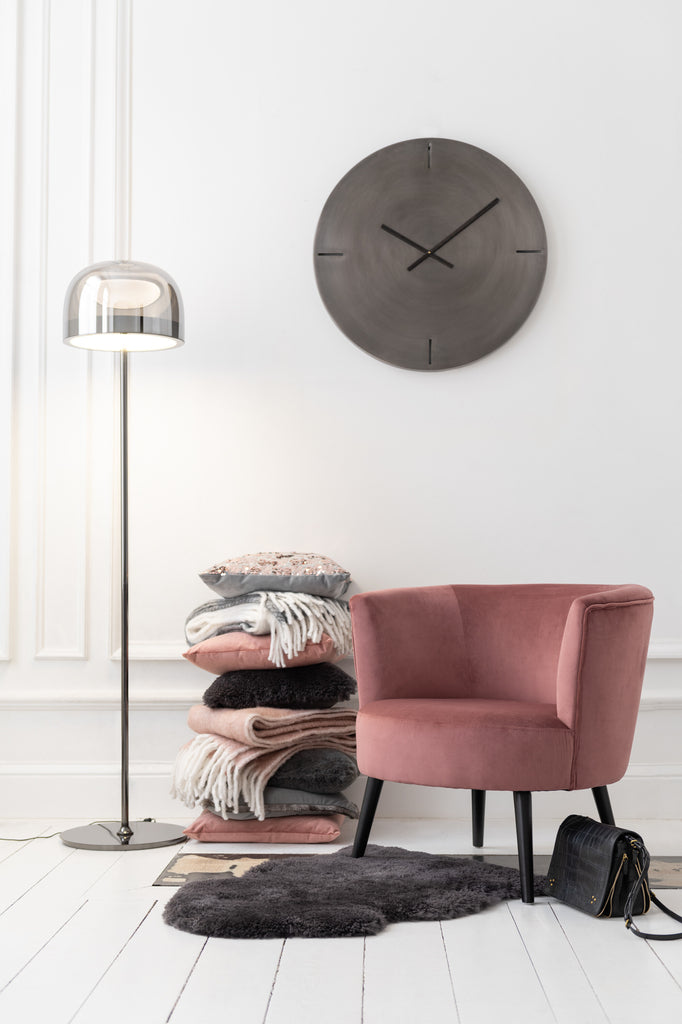 Vloerlamp Topja Glas/Metaal Zilver