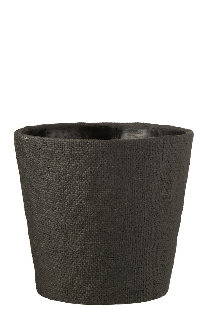 Bloempot Bar Cement Zwart Extra Groot