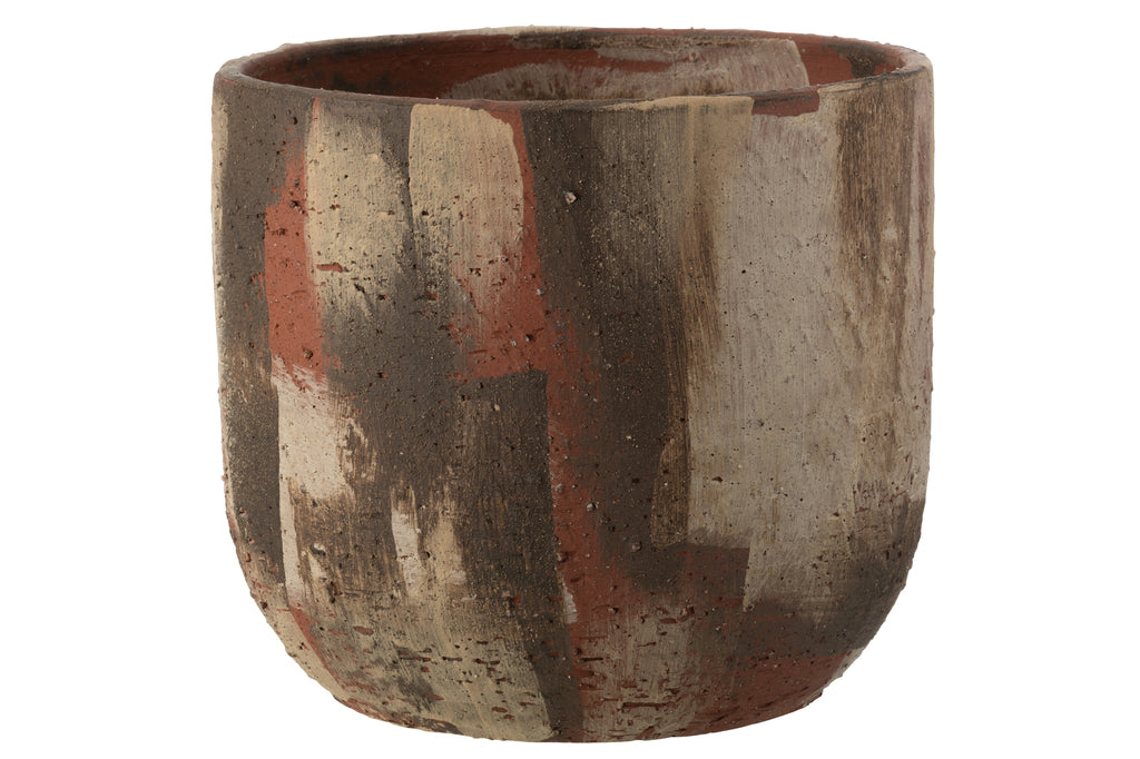 Stijlvolle Bloempot Miltos Keramische Mix Extra Groot