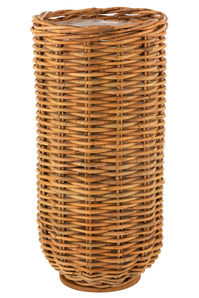 Bloempot Rotan Honing Geel Extra Groot